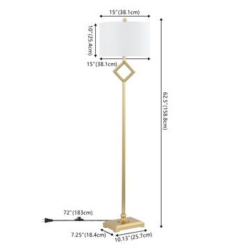Juno 62.5" Metal LED Floor Lamp - JONATHAN Y